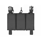 Panel Buckle Up Laser-Cut na 3 magazynki AR15/AK - Czarny [8Fields]