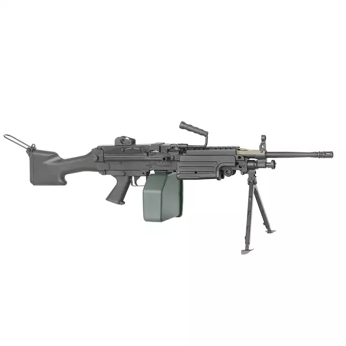 [Zestaw] Replika karabinu maszynowego M249 MKII Sports Line [A&amp;K] + Akumulator Li-ion 2600mAh 7,4V 15C Tamiya [IPower]