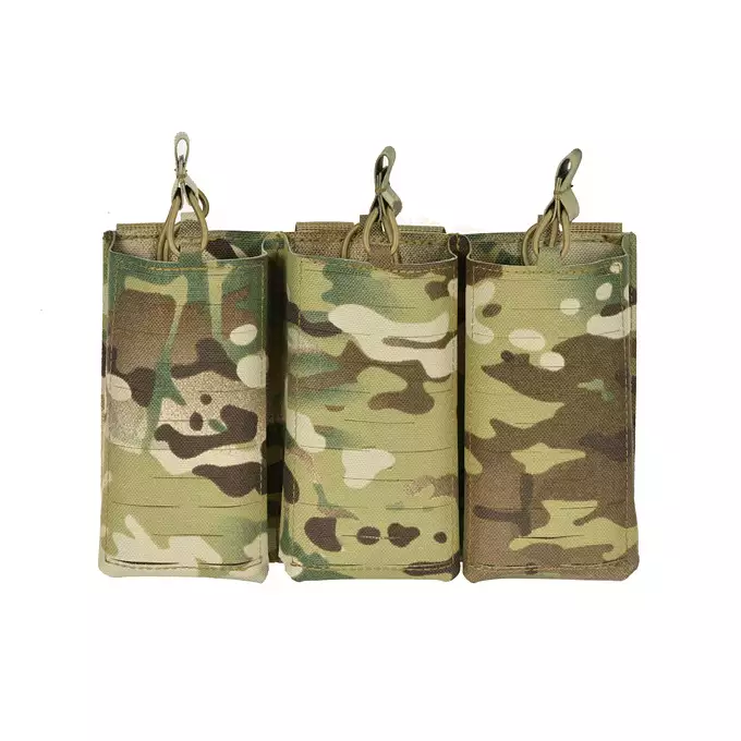 Laser-Cut Panel with 3 AR/AK Magazine Pouches - Multicamo [8Fields]