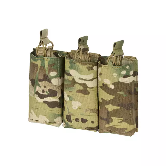 Laser-Cut Panel with 3 AR/AK Magazine Pouches - Multicamo [8Fields]