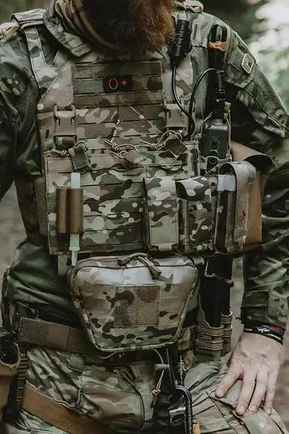 Panneau Buckle Up Laser-Cut Low Profile - Multicamo [8FIELDS]