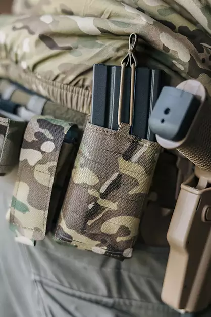 Porte chargeur Compact AR15/AK Simple Laser-Cut - Multicamo [8Fields]