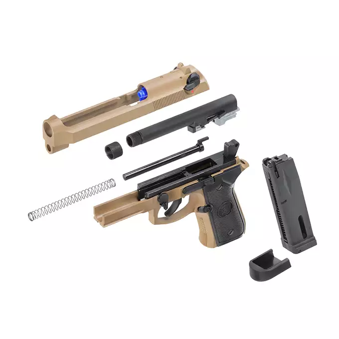 [Zestaw] M9A1 CO2 VERSION [KJW] + Magazynek do M9 z miejscem na nabój CO2 [KJW]