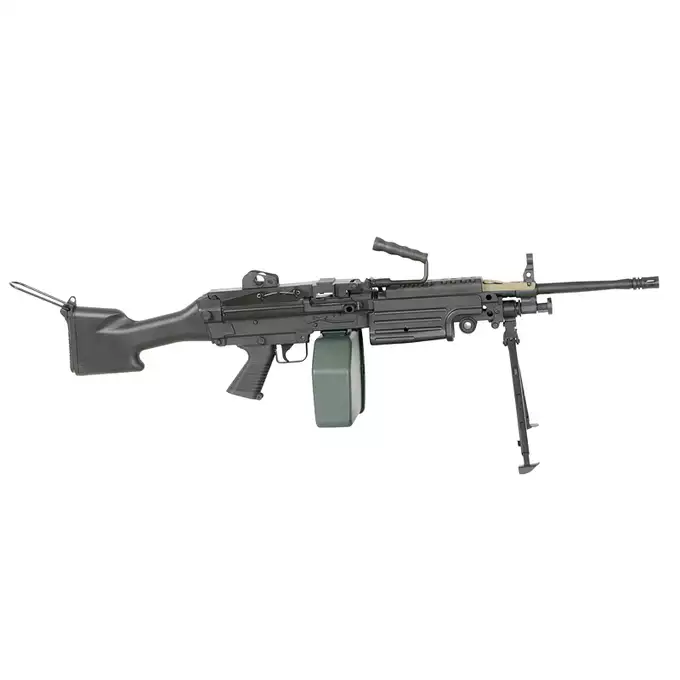 [Zestaw] Replika karabinu maszynowego M249 MKII Sports Line [A&amp;K] + Akumulator Li-ion 2600mAh 7,4V 15C Tamiya [IPower]