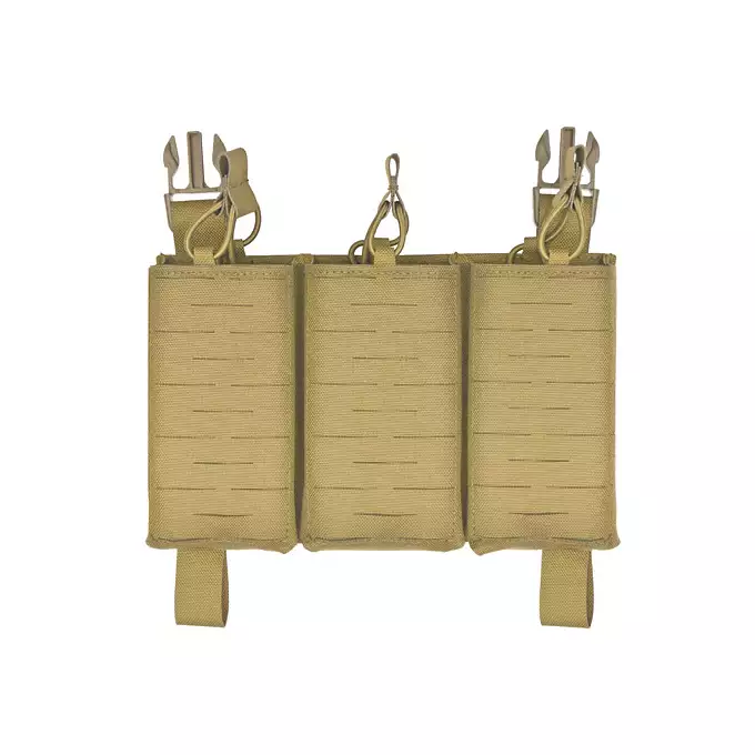 Panel Buckle Up Laser-Cut for 3 AR15/AK Magazines - Coyote [8Fields]