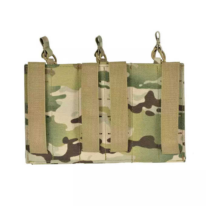 Laser-Cut Panel with 3 AR/AK Magazine Pouches - Multicamo [8Fields]