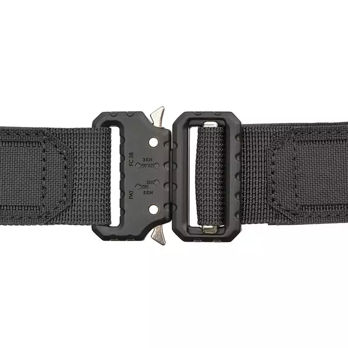 Minimalistyczny pas EDC Laser-Cut - XL - Czarny [8Fields]
