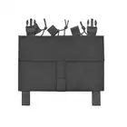 Panel Buckle Up Laser-Cut Low Profile - Czarny [8FIELDS]