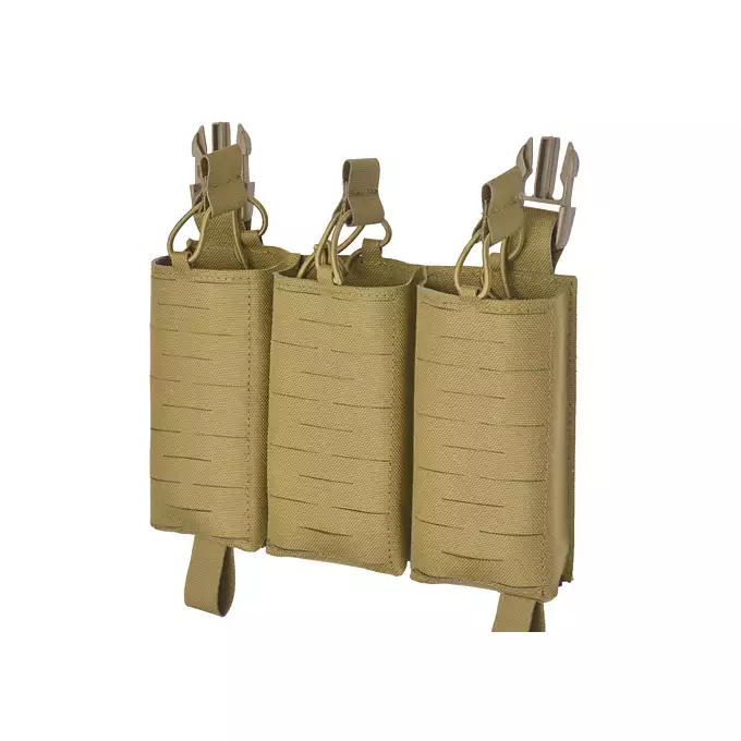 Panel Buckle Up Laser-Cut for 3 AR15/AK Magazines - Coyote [8Fields]