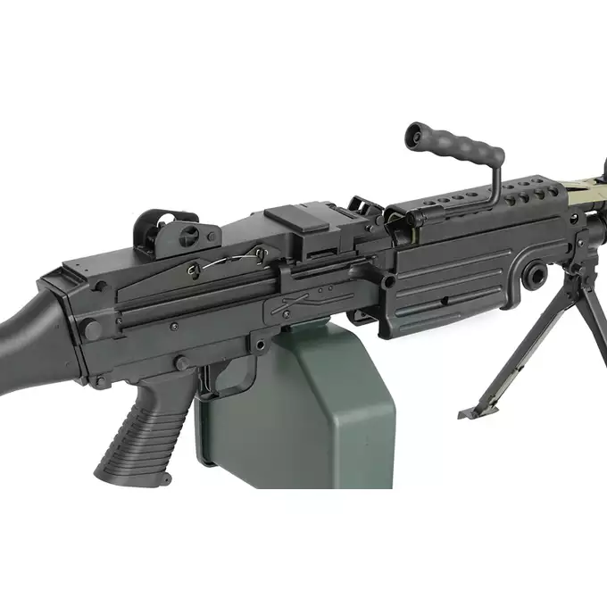 [Zestaw] Replika karabinu maszynowego M249 MKII Sports Line [A&amp;K] + Akumulator Li-ion 2600mAh 7,4V 15C Tamiya [IPower]