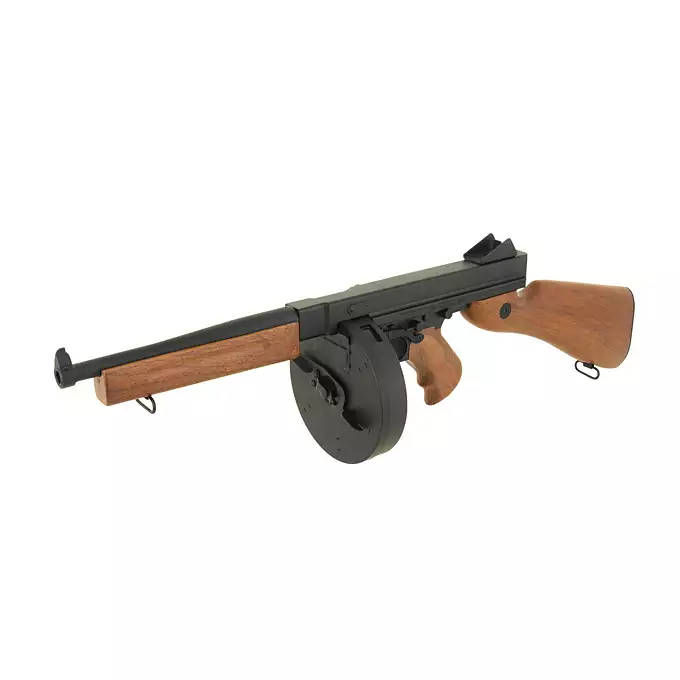 [Set] WW2 submachine gun replica CM.033 [CYMA] + 550rd Drum magazine for M1A1/CM.033/CM.051 [CYMA]