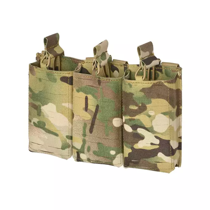 Laser-Cut Panel with 3 AR15 Magazine Pouches - Multicamo [8Fields]