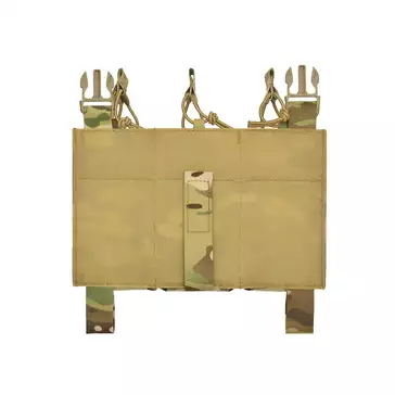Panel Buckle Up Laser-Cut for 3 AR15/AK Magazines - Multicamo [8Fields]