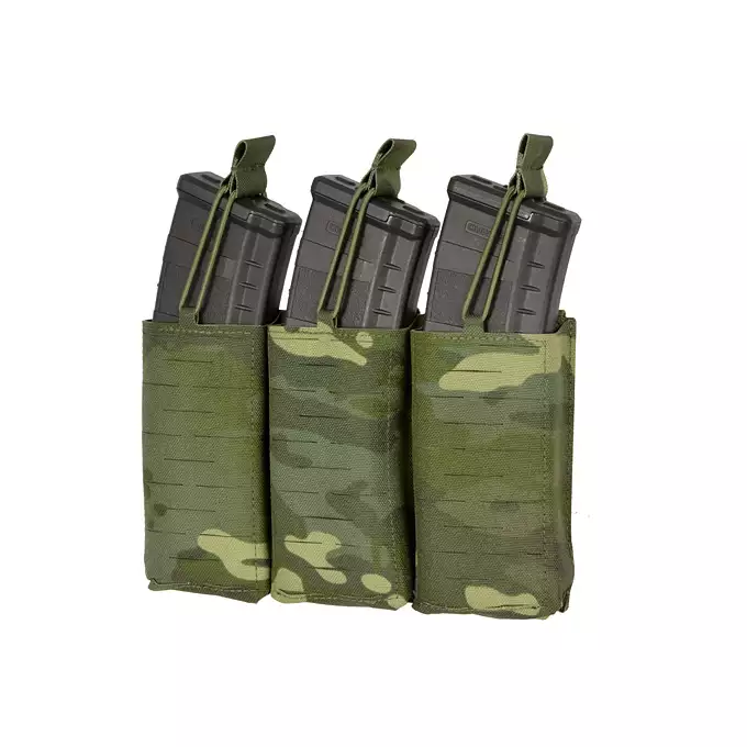 Laser-Cut Panel with 3 AR/AK Magazine Pouches - MT [8Fields]