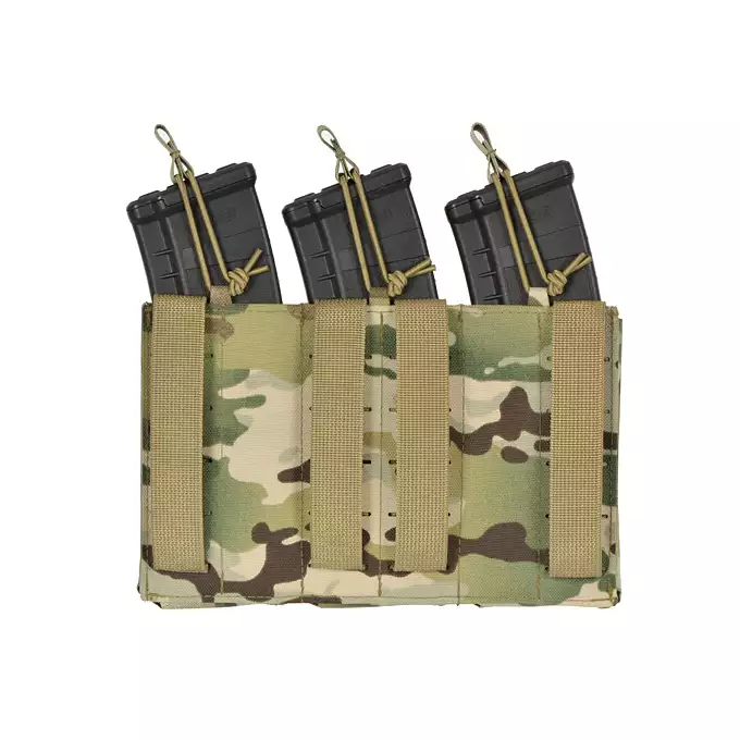 Laser-Cut Panel with 3 AR/AK Magazine Pouches - Multicamo [8Fields]