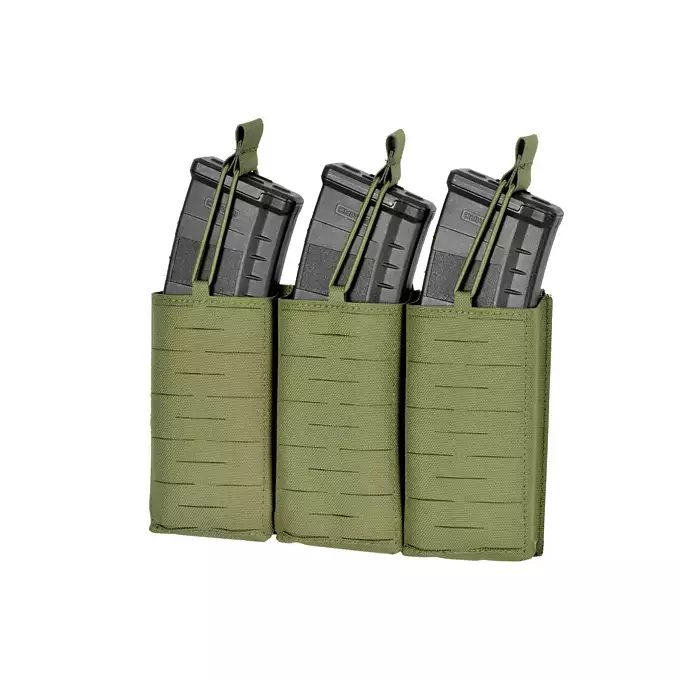 Panel Laser-Cut z ładownicami na 3 magazynki AR/AK - Olive [8Fields]