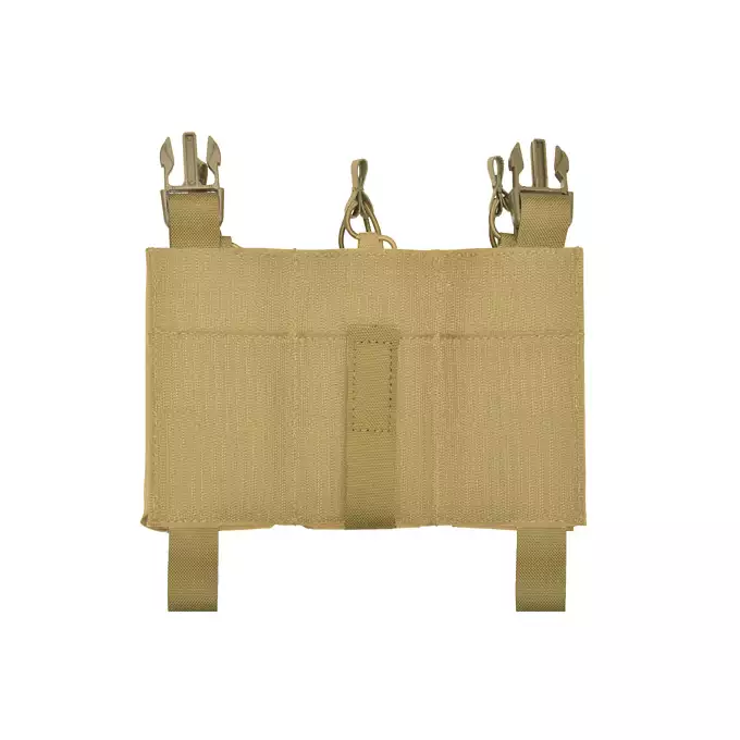 Panel Buckle Up Laser-Cut for 3 AR15/AK Magazines - Coyote [8Fields]