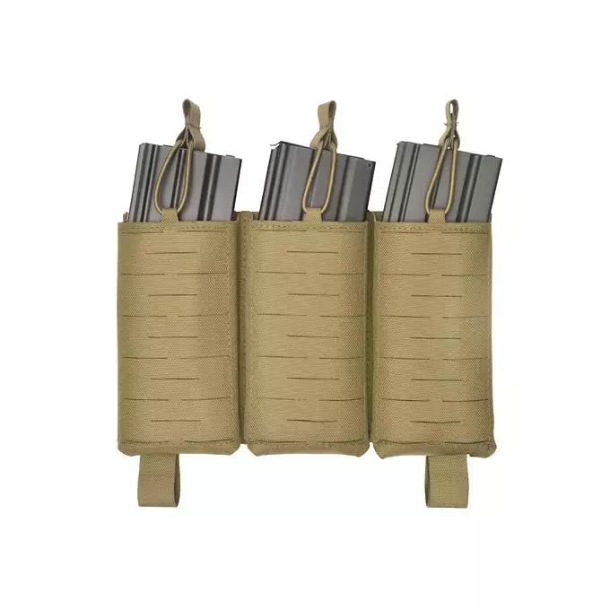 Panel Buckle Up Laser-Cut for 3 AR15/AK Magazines - Coyote [8Fields]