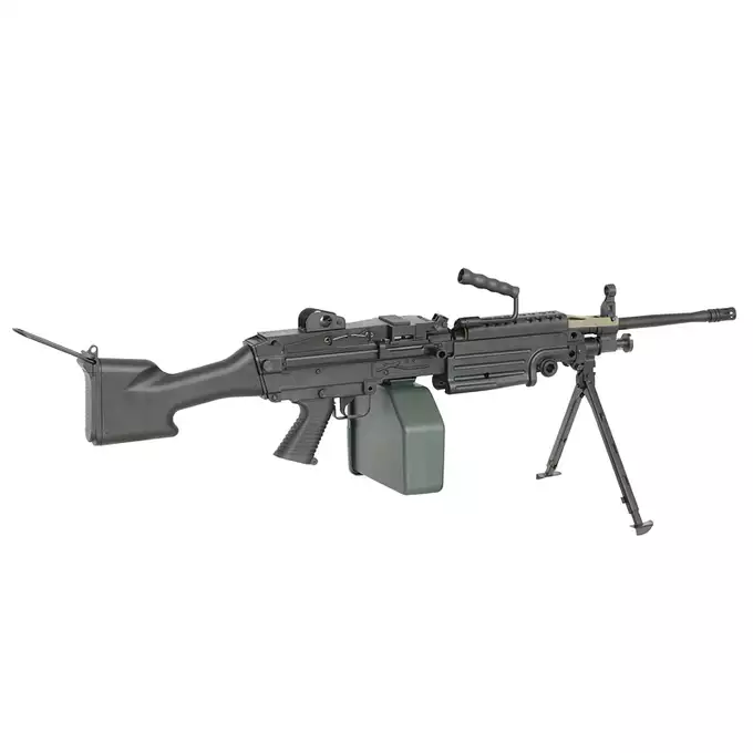 [Zestaw] Replika karabinu maszynowego M249 MKII Sports Line [A&amp;K] + Akumulator Li-ion 2600mAh 7,4V 15C Tamiya [IPower]