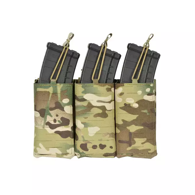 Laser-Cut Panel with 3 AR/AK Magazine Pouches - Multicamo [8Fields]