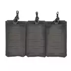 Panel Laser-Cut z ładownicami na 3 magazynki AR15 - Czarna [8Fields]