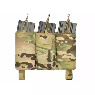 Panel Buckle Up Laser-Cut for 3 AR15/AK Magazines - Multicamo [8Fields]