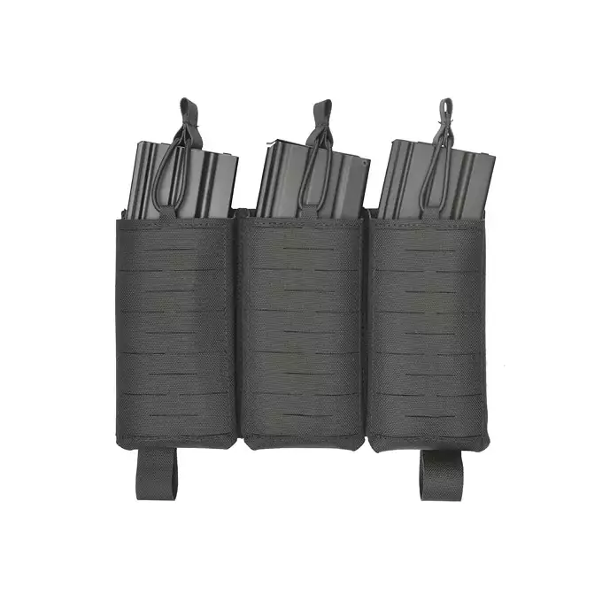 Panel Buckle Up Laser-Cut na 3 magazynki AR15/AK - Czarny [8Fields]
