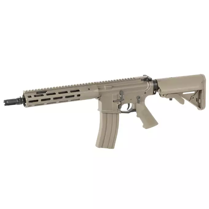 WE13 DSG 9,5" M4/AR-15 Airsoft Rifle, 50 RPS, ETU - Black [WELL PRO]