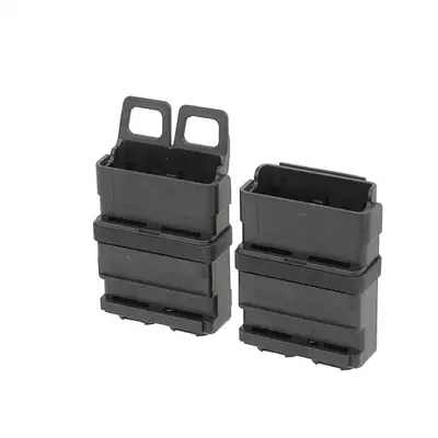 [Zestaw] Pas bojowy LCS COBRA FY45MV - M - Black [EM] + Polimerowa ładownica na 2 magazynki 5.56 - black [FMA]