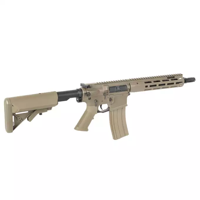 WE13 DSG 9,5" M4/AR-15 Airsoft Rifle, 50 RPS, ETU - Black [WELL PRO]