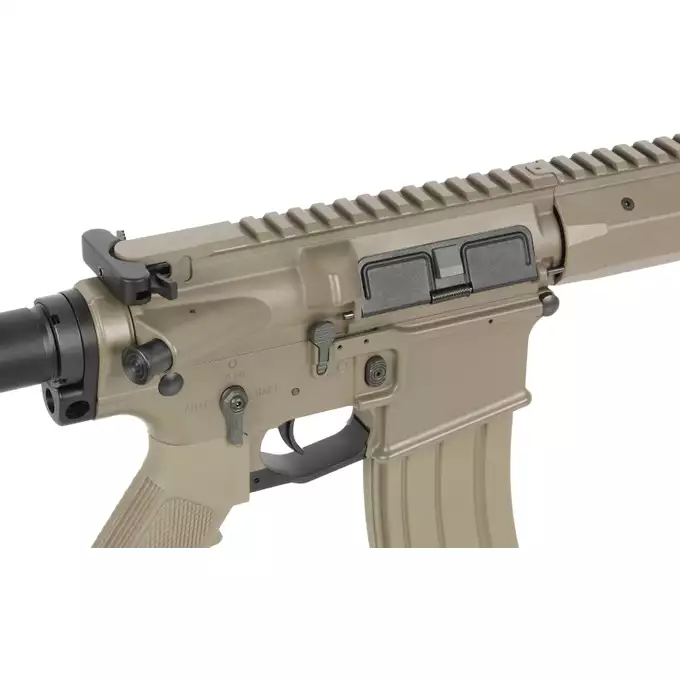 WE13 DSG 9,5" M4/AR-15 Airsoft Rifle, 50 RPS, ETU - Black [WELL PRO]