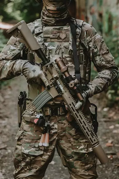 Knight's Armament KS-1 12,8" GBB Replica - Tan [EMG]
