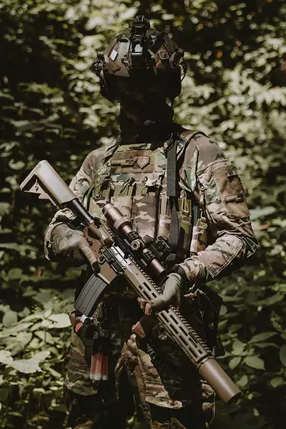 Knight's Armament KS-1 12,8" GBB Replica - Tan [EMG]