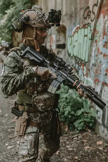 Knight's Armament KS-3 9,5" GBB Replica - Black [EMG]