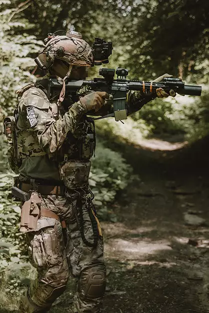 Knight's Armament KS-3 9,5" GBB Replica - Black [EMG]