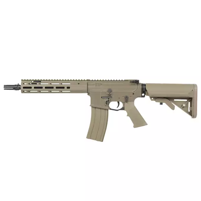 WE13 DSG 9,5" M4/AR-15 Airsoft Rifle, 50 RPS, ETU - Black [WELL PRO]