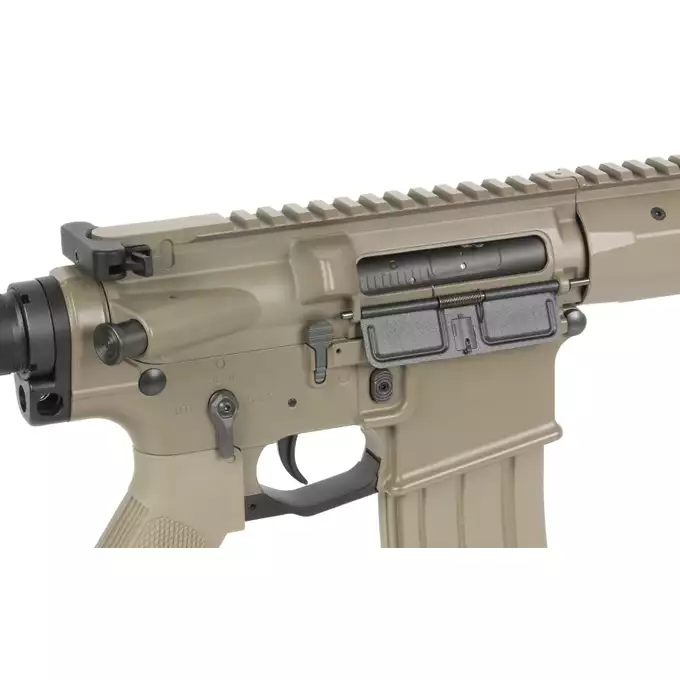 WE13 DSG 9,5&quot; M4/AR-15 Airsoft Rifle, 50 RPS, ETU - Black [WELL PRO]