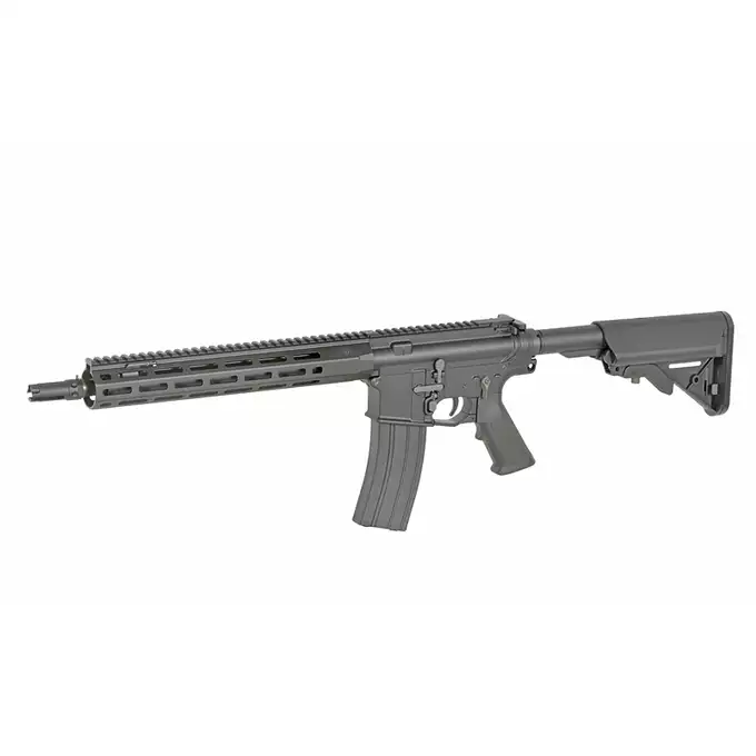 WE13 DSG 13" M4/AR-15 Airsoft Rifle, 50 RPS, ETU - Black [WELL PRO]