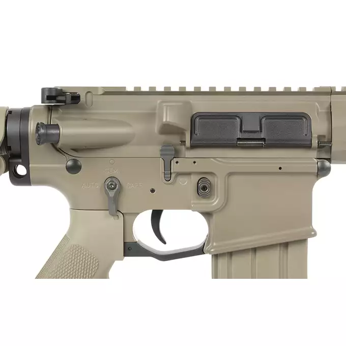 WE13 DSG 9,5" M4/AR-15 Airsoft Rifle, 50 RPS, ETU - Black [WELL PRO]