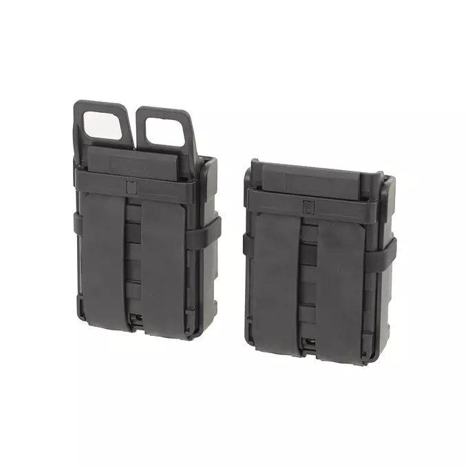 [Zestaw] Pas bojowy LCS COBRA FY45MV - M - Black [EM] + Polimerowa ładownica na 2 magazynki 5.56 - black [FMA]