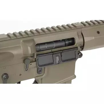 WE13 DSG 13" M4/AR-15 Airsoft Rifle, 50 RPS, ETU - Tan [WELL PRO]
