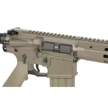 WE13 DSG 13" M4/AR-15 Airsoft Rifle, 50 RPS, ETU - Tan [WELL PRO]