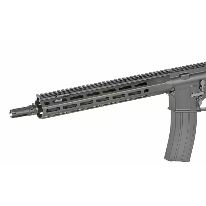 WE13 DSG 13" M4/AR-15 Airsoft Rifle, 50 RPS, ETU - Black [WELL PRO]