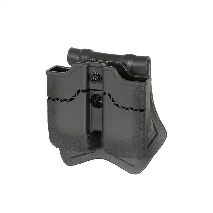 Ładownica Airsoftowa na dwa magazynki 1911 - Black [Amomax]