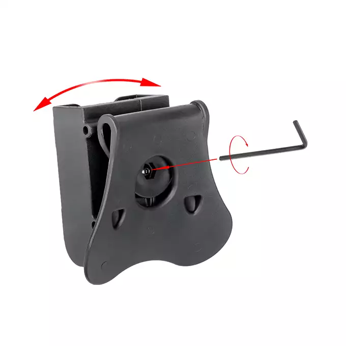Ładownica Airsoftowa na naboje do strzelby - Black [Amomax]