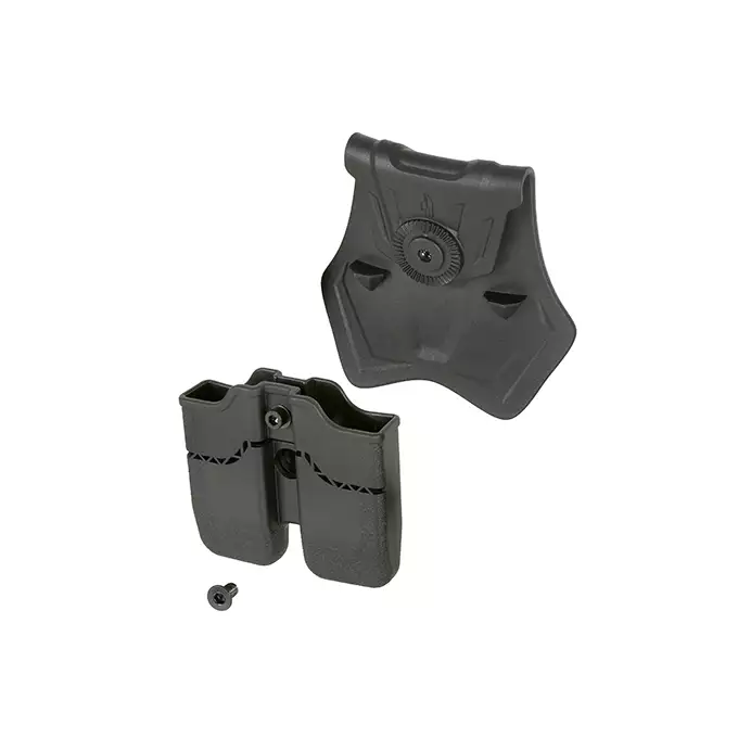 Ładownica Airsoftowa na dwa magazynki 1911 - Black [Amomax]