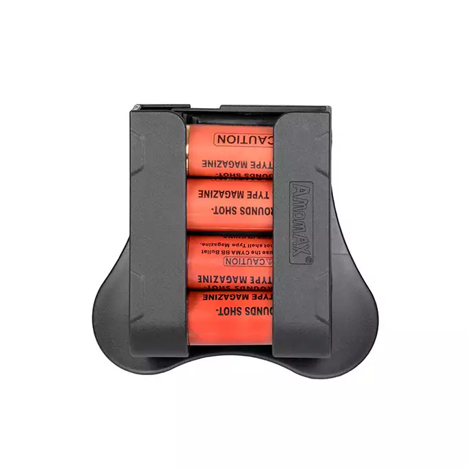 Ładownica Airsoftowa na naboje do strzelby - Black [Amomax]