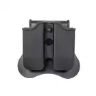 G17/G19/ACP Airsoft Double Mag Pouch Series - Black [Amomax]