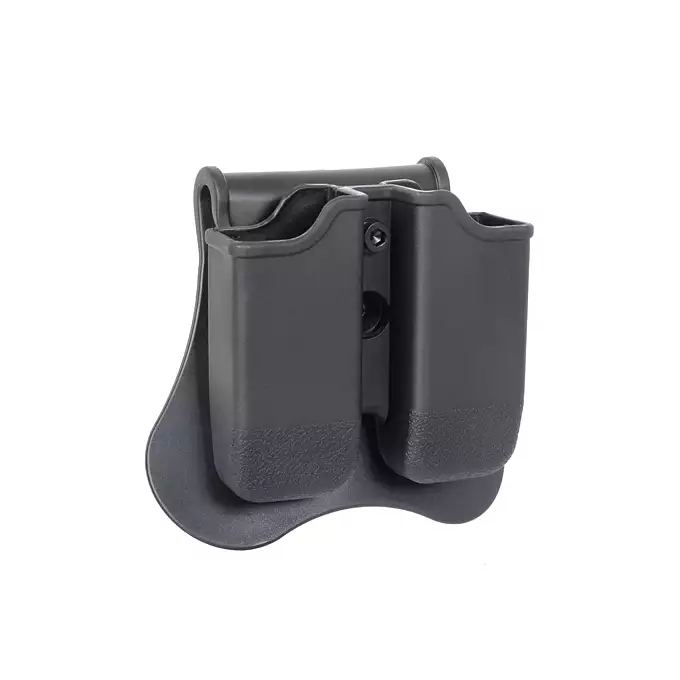 G17/G19/ACP Airsoft Double Mag Pouch Series - Black [Amomax]