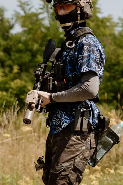 G17/G19/ACP Airsoft Double Mag Pouch Series - Black [Amomax]